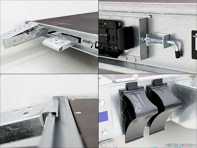 Släpvagn för biltransport Temared Autotrailer Universal 215x400cm 2,7t