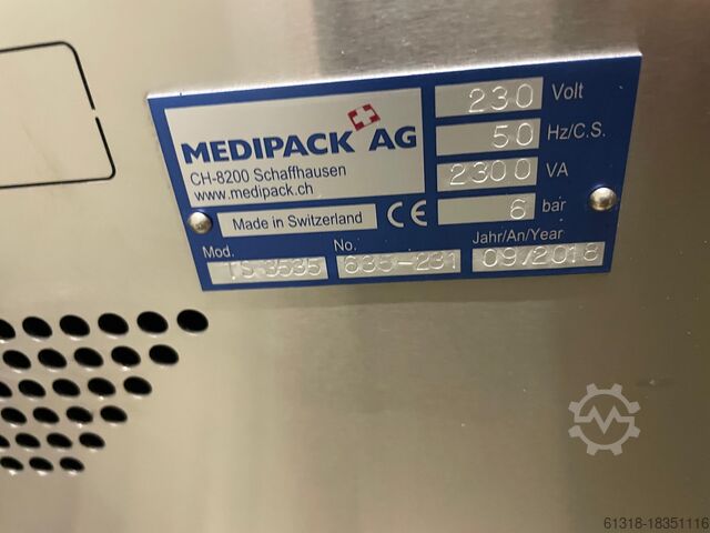 Warmte-sealmachine voor medische blisterverpakkingen MEDIPACKER TS 3535