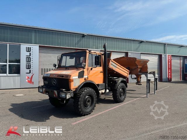 Landmaschine UNIMOG 427/10 - U 1200*Kipper*2xZapfwelle*