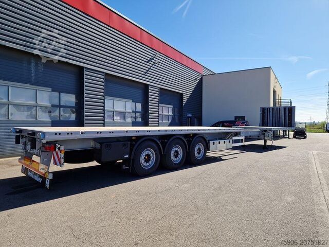Flatbed semitrailers Lecitrailer PLATEAU EXTENSIBLE