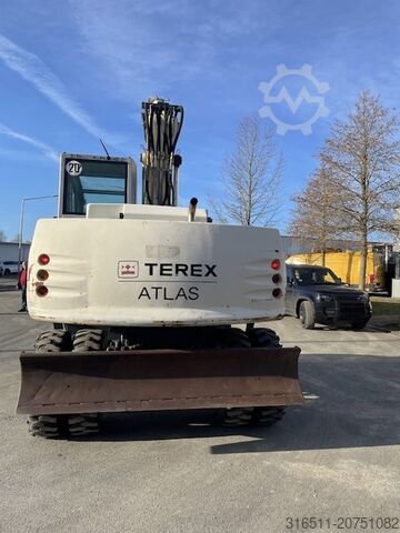 Mobiele graafmachine ATLAS Terex 1305M mit Greifer