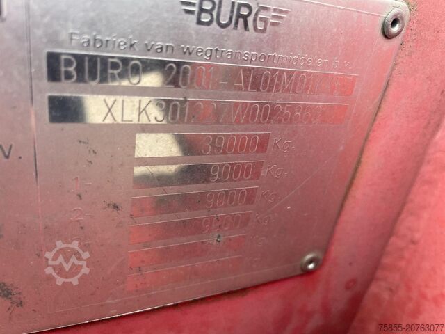 Containertransport Burg BPO 12 27 CCXGX 00 20/30 FT Chassis / BPW Axles...