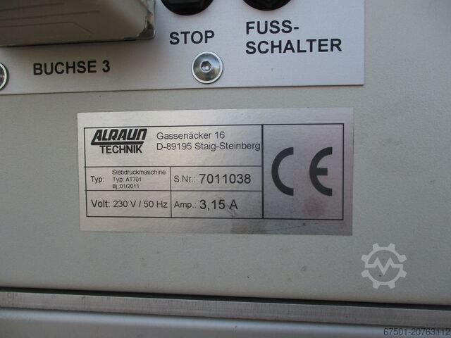 ZEEFDRUKMACHINE ALRAUN TECHNIK AT 701 (3385)
