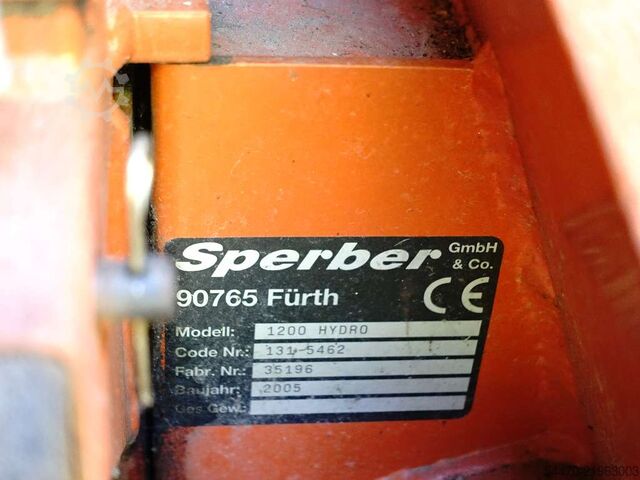 Priključna čistilica SPERBER 1200 HYDRO