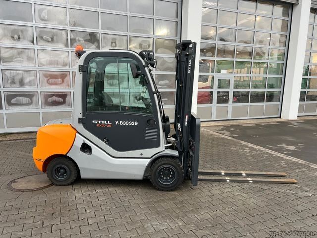 Front loader forklift STILL RX70-35 / Triplex: 4.80m / nur 325h / SS / Waage