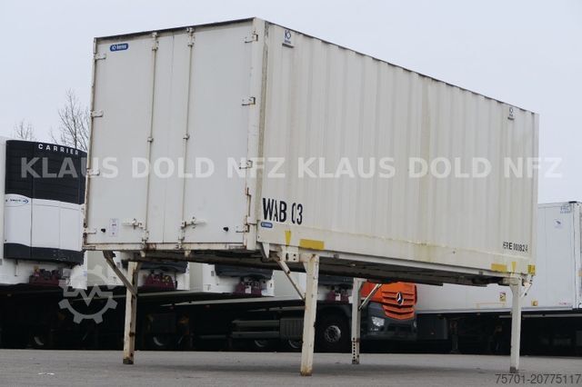 Remolque con caja móvil  WKST 745 Wechselbrücke BDF Container 47 m³