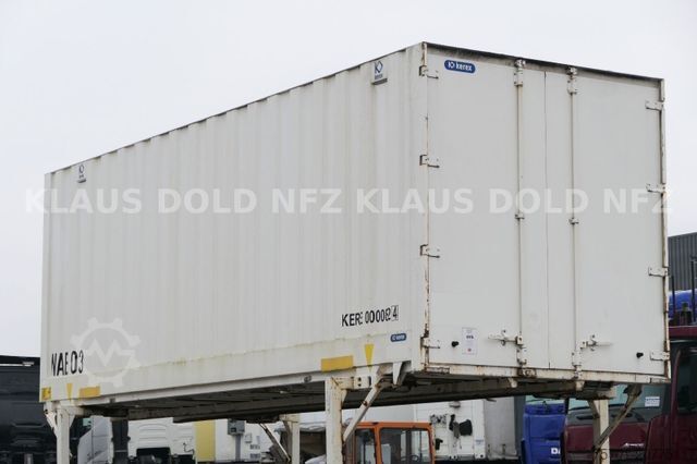 Remolque con caja móvil  WKST 745 Wechselbrücke BDF Container 47 m³