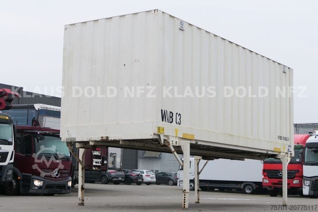 Remolque con caja móvil WKST 745 Wechselbrücke BDF Container 47 m³