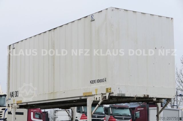 Remolque con caja móvil WKST 745 Wechselbrücke BDF Container 47 m³
