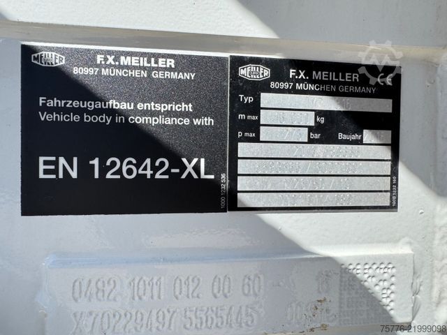 Three-sided tipper truck  MAILLER  TYP D316 Neuwertig  Aufbau für 3-Achser