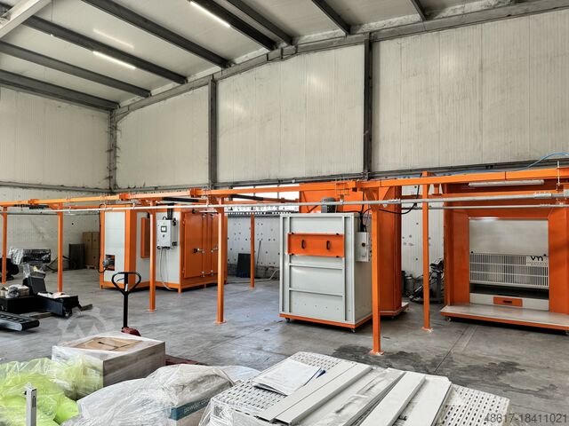 Manuální linky a systémy pro práškové lakování VOGAMAKINA MANUAL