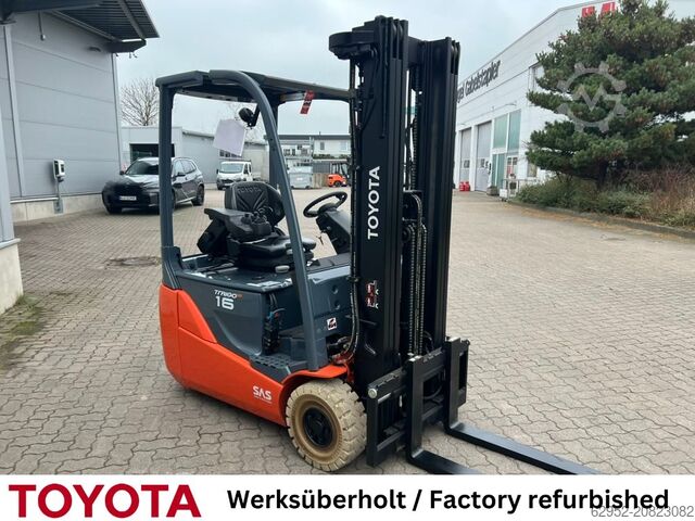Electric 3-wheel forklift Toyota 8 FBEK 16 T