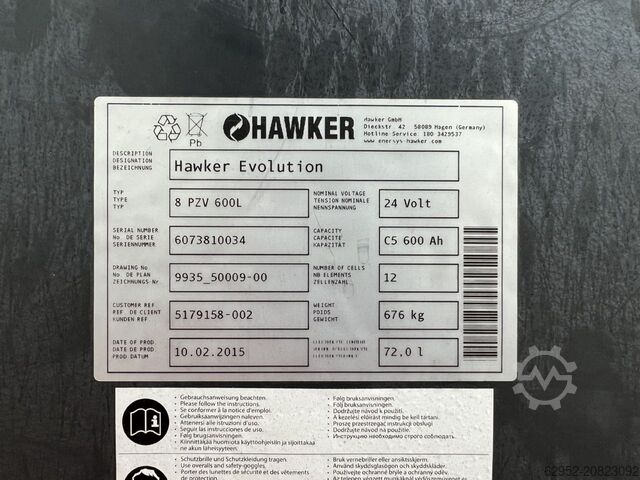 Electric 3-wheel forklift Toyota 7 FBEST 15