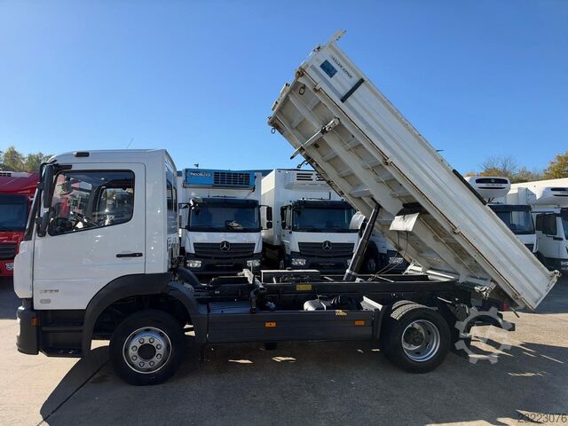 Tresidig tippbil MERCEDES-BENZ ATEGO 1223 K Kipper MEILLER 3-Seiten*2 X AHK