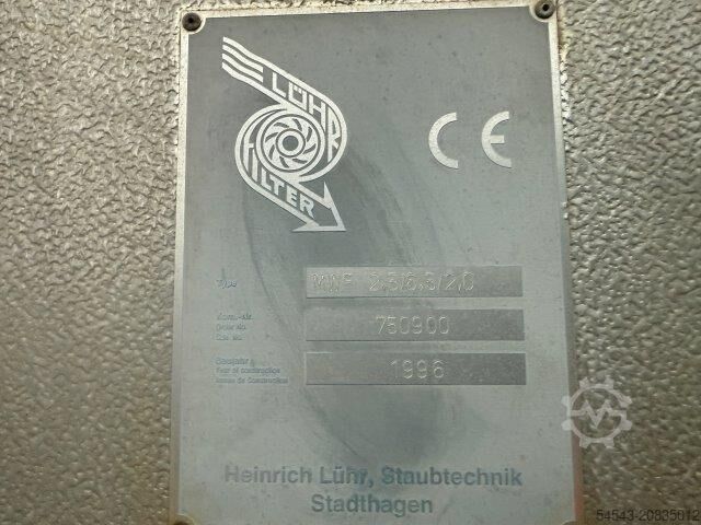 Filter system/dedusting Lühr Filter/Entstaubung MWF 2,5/6,5/2,0