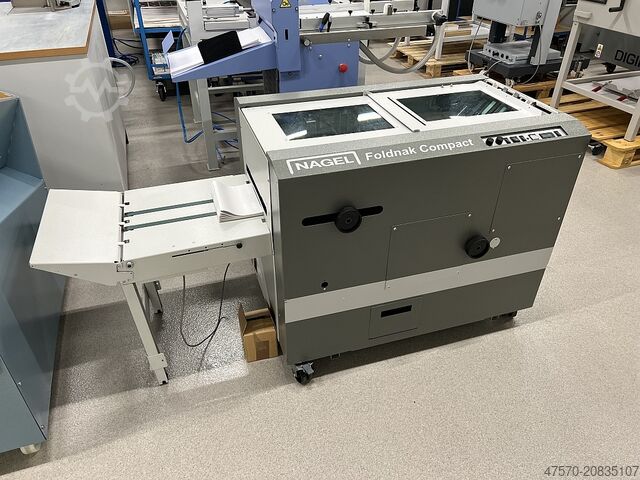Booklet Maker with Trimmer Nagel Foldnak Compact Booklet Maker with Trimmer