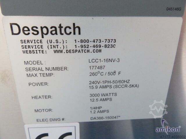 Piec laboratoryjny Despatch LCC1-16NV-3