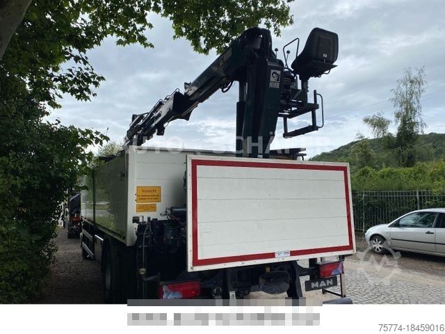 Platós teherautó MAN TGM 18.340/ HIAB 144