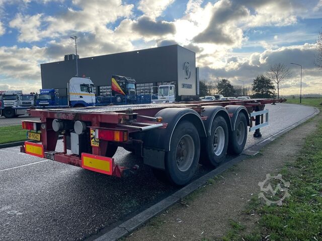 Container transport Burg BPO 12 27 CCXGX 00 20/30 FT Chassis / BPW Axles...