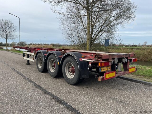 Container transport Burg BPO 12 27 CCXGX 00 20/30 FT Chassis / BPW Axles...