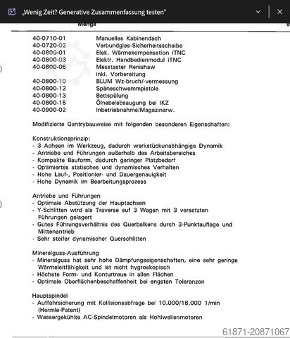 Universal machining center HERMLE C40U