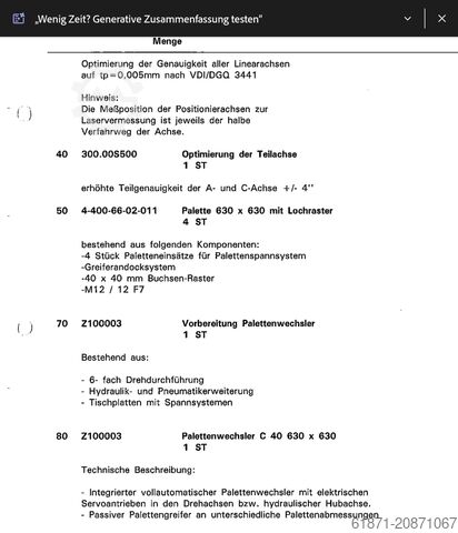 Universal machining center HERMLE C40U