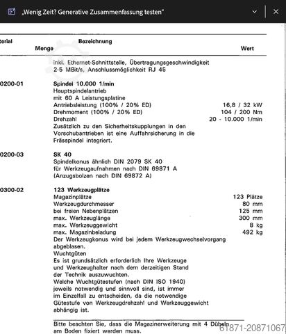 Universal machining center HERMLE C40U