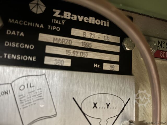Machine à facettes Bavelloni B73CN Bavelloni B73CN