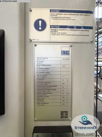 Centro de torneado y fresado CNC vertical EMAG VMC 450 MT