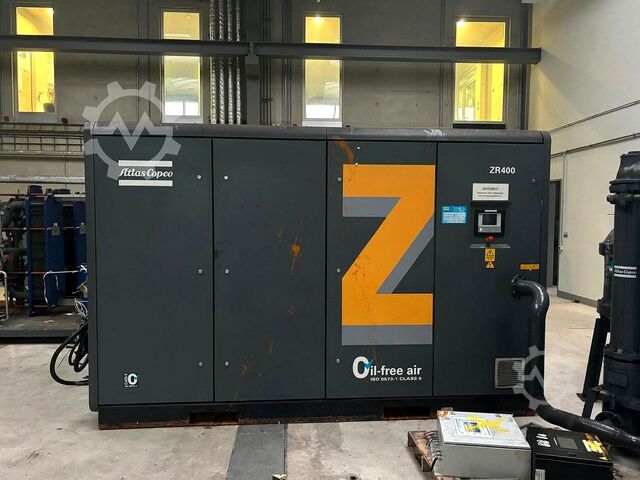 Compressor de parafuso + secador de ar Atlas Copco ZR 400-7,5