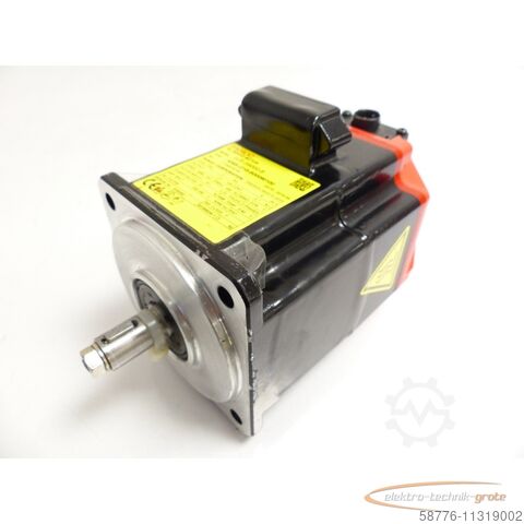 Fanuc Motor Fanuc A06B-2218-B000 # 0100 Motor + A860-2050-T321 SN C164F0C45  - ! -