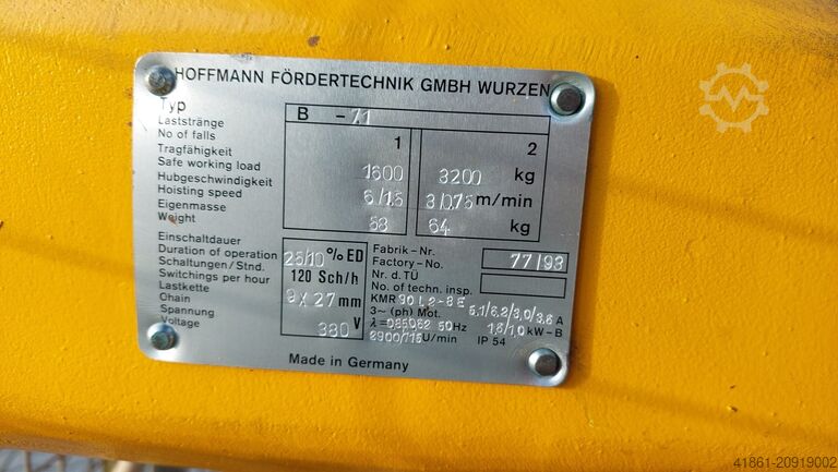 Oszlopos emelő daru PFEIFER PSE 360 x 2250