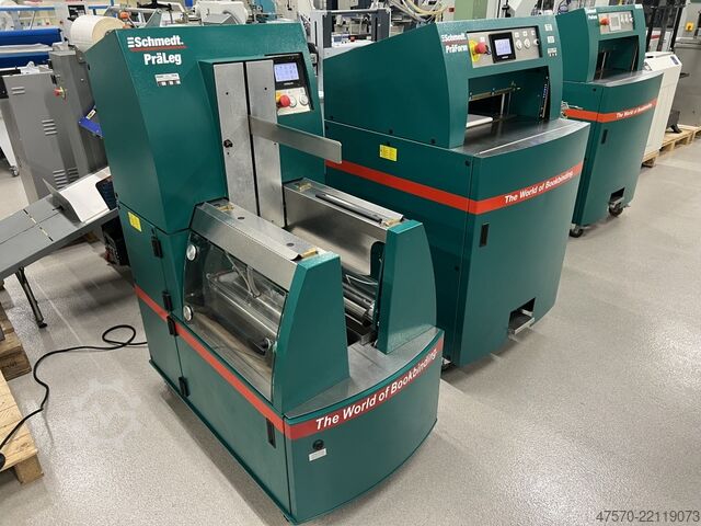 Buchbindereimaschine Schmedt PraLeg XL 18-60 Case in machine + Schmedt PraForm 21-50 Press