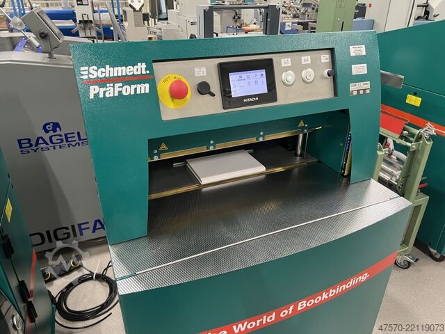 Buchbindereimaschine Schmedt PraLeg XL 18-60 Case in machine + Schmedt PraForm 21-50 Press