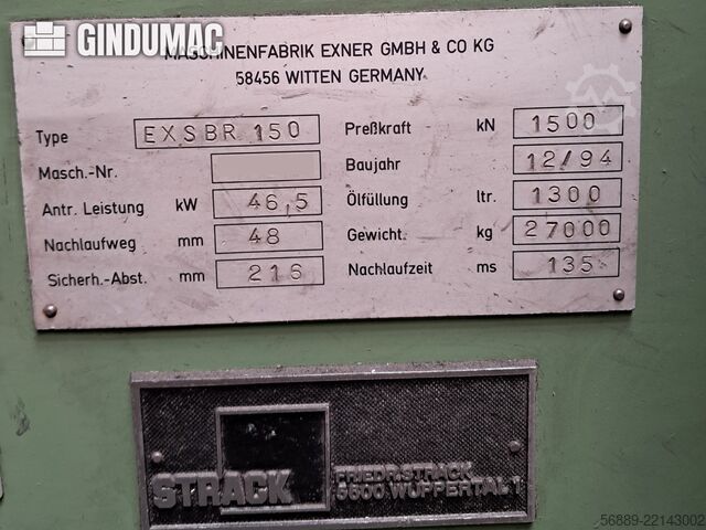 EXNER EX SBR 150 EXNER EX SBR 150