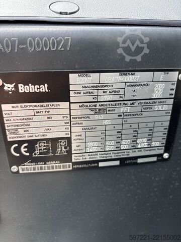 Elektrisch – 3 wielen Bobcat B20NT Li-Ion Neugerät!!!