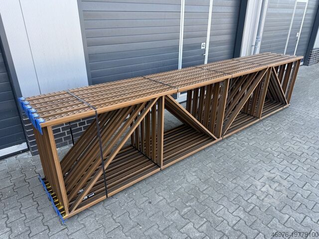 4.900 x 1.050 χιλ./C: 80x40x15x2,00 χιλ./καφέ Alser NS Palettenregalständer Regalständer Regal