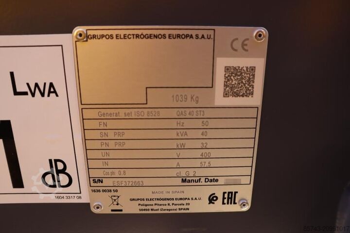 Kruszywo Atlas Copco QAS 40 ST3 Valid inspection, *Guarantee! Diesel, 4