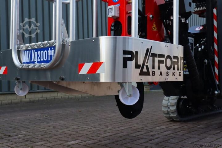Przegubowa teleskopowa platforma robocza Platform Basket Spider 18.90 PRO CE Declaration, Valid inspection,