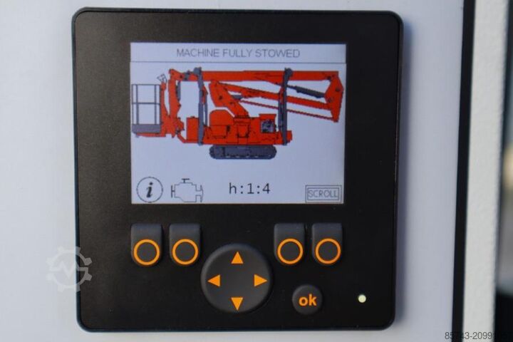 Przegubowa teleskopowa platforma robocza Platform Basket Spider 18.90 PRO CE Declaration, Valid inspection,