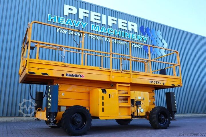 Schaarlift Haulotte H15SXL Diesel, 4x4 Drive, 15m Working Height, 500k
