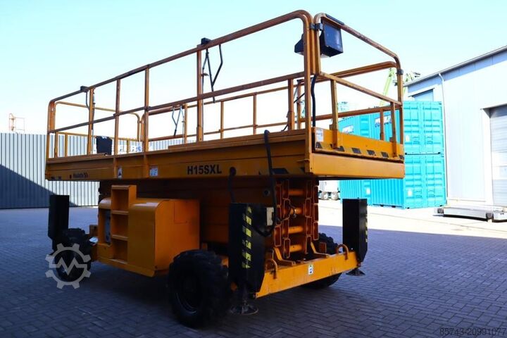 Schaarlift Haulotte H15SXL Diesel, 4x4 Drive, 15m Working Height, 500k