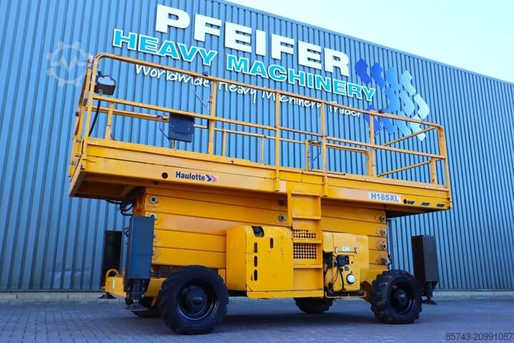 Schaarlift Haulotte H18SXL Diesel, 4x4 Drive, 18m Working Height, 500k