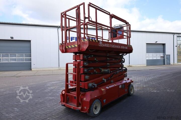 Schaarlift PB Lifttechnik S151-12E Electric, 15m Working Height, 550kg Capac