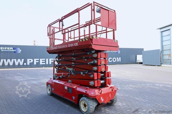Schaarlift PB Lifttechnik S151-12E Electric, 15m Working Height, 550kg Capac