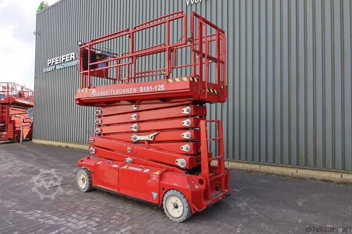 Schaarlift PB Lifttechnik S151-12E Electric, 15m Working Height, 550kg Capac