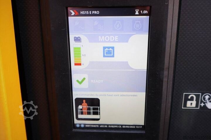 Scissor lift Haulotte HS15EPRO Valid Inspection, *Guarantee! Full Electr