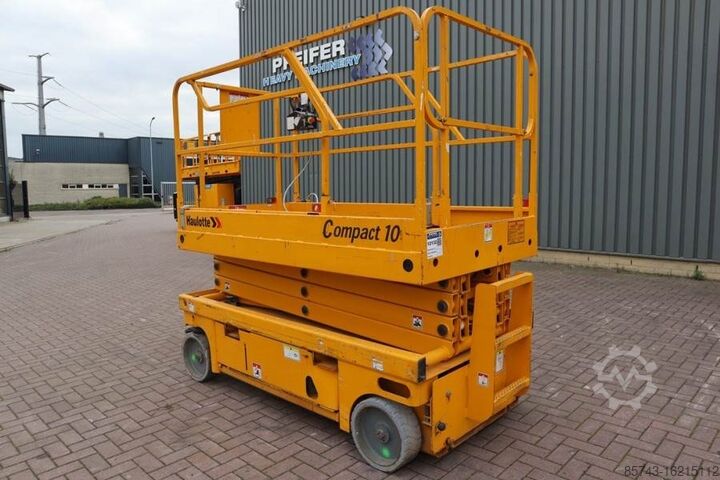 Schaarlift Haulotte Compact 10 Electric, 10m Working Height, 450kg Cap