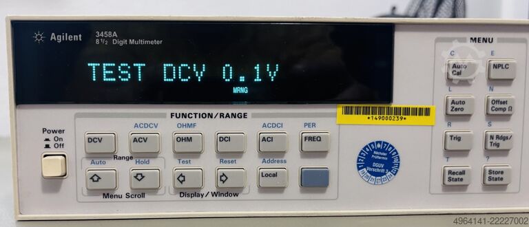 Agilent digitális multiméter Agilent 3458A