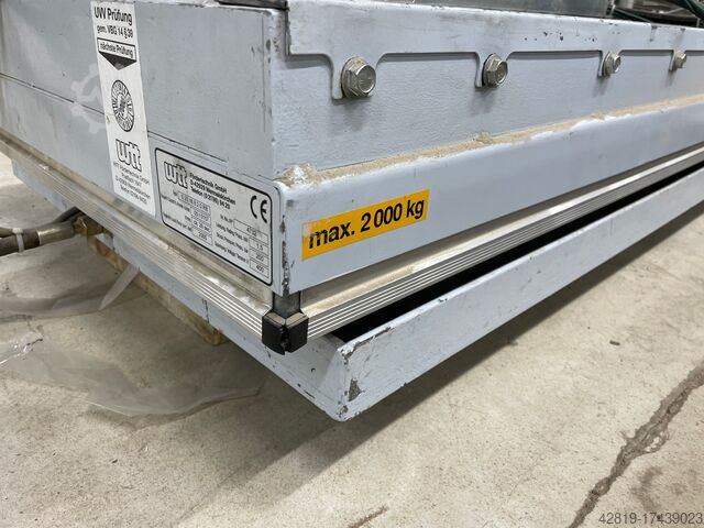 Tables élévatrices hydrauliques à ciseaux WTT E.20.16.8.2.0.RB